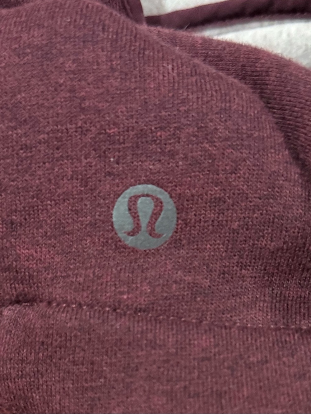 Lululemon &Go Take You There Cotton & Fleece Wrap Heathered Arctic Plum Size 10 - Picture 7 of 7